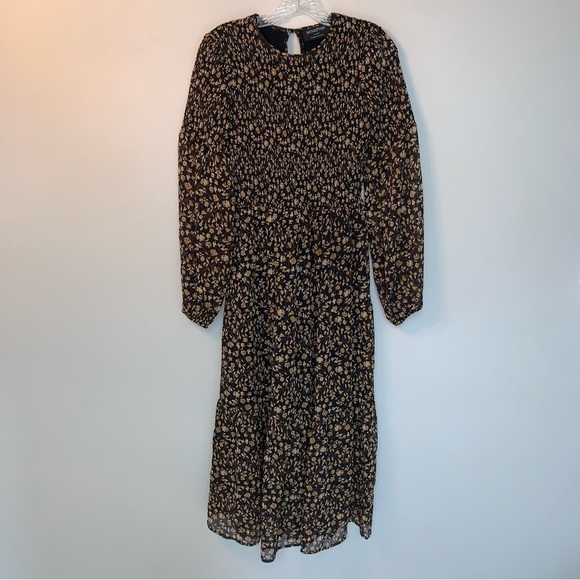 Mink Pink Mira Shirred Midi Dress XS - Picture 4 of 11